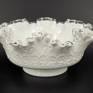 Elegant White Decorative Bowl